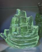 Glazen zeilschip van Pukeberg - mangaanglas, Ophalen of Verzenden