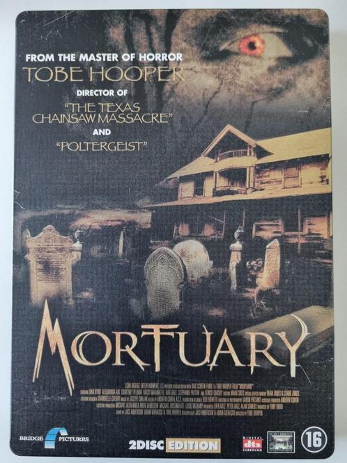 Mortuary - van Tobe Hooper - uit 2005 - Steelcase - 2-Disc, Cd's en Dvd's, Dvd's | Horror, Ophalen of Verzenden