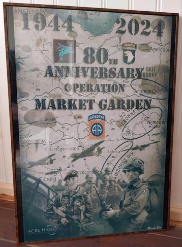 Operation Market-Garden poster 80th anniversary  beschikbaar voor biedingen