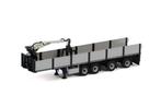 Premium Line; BRICK TRAILER BLACK - 4 AXLE WSI, Ophalen of Verzenden, Nieuw, Bus of Vrachtwagen, Wsi