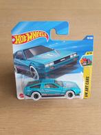 DMC DELOREAN kleur Turquoise Hotwheels, Ophalen of Verzenden, Nieuw, Auto