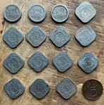 complete serie stuivers / 5 cent Wilhelmina, Postzegels en Munten, Munten | Nederland, Ophalen, Koningin Wilhelmina, 5 cent, Setje