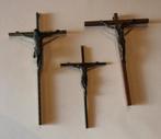 Kruis met Jezus 3 x, Antiek en Kunst, Verzenden