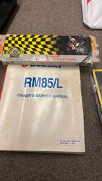 Rm 85 boek en stuurverhogers, Motoren, Ophalen of Verzenden, Suzuki