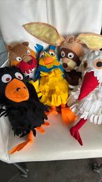 5 handpoppen fabeltjeskrant, Ophalen of Verzenden, Zo goed als nieuw, Overige typen