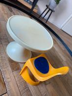 Vintage tafel & stoel Barbie-1972, Ophalen of Verzenden, Gebruikt