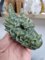 Draak van jade, serpentijn, Ophalen of Verzenden, Mineraal
