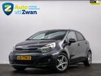 Kia Rio 1.2 CVVT Plus Pack 5-Deurs/Airco/Goed onderhouden, Auto's, Euro 5, Zwart, 4 cilinders, Bedrijf