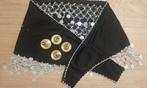 Heupsjaal zwart finger zills buikdans accessoires cymbaal, Verzenden, Zo goed als nieuw, Accessoires