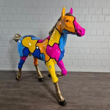 Beeld Veulen Paard Brons Pop-Art Stijl 1,15 m Art Nr.: 24798 beschikbaar voor biedingen