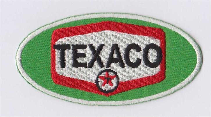 Texaco stoffen opstrijk patch embleem #1, Motoren, Accessoires | Stickers, Verzenden