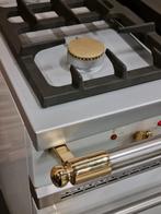 Luxe Fornuis Lacanche 100cm wit + messing Coupe de Fue, Witgoed en Apparatuur, Fornuizen, Niet ingevuld, 60 cm of meer, Niet ingevuld