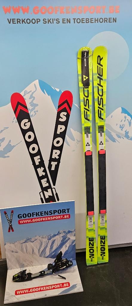 FISCHER RC4 NOIZE M-PLATE 173 CM 25/26 799€ NIEUW, 160 tot 180 cm, Fischer, Nieuw, Ophalen of Verzenden