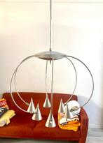 Harco Loor design lamp, Huis en Inrichting, Ophalen, Gebruikt, Metaal, Minder dan 50 cm