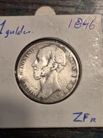 1 Gulden Willem II 1846 - ZFR, Postzegels en Munten, Munten | Nederland, 1 gulden, Zilver, Ophalen of Verzenden, Losse munt