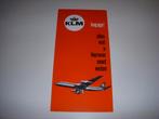 MOOIE K.L.M folder uit 1967 '' BAGAGE '', Ophalen of Verzenden, Zo goed als nieuw, Overige typen