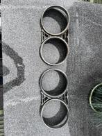 Fiat Dino chroom koplampkappen links en rechts, Ophalen of Verzenden, Gebruikt