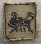 KL borstembleem 43e Geneeskundige Compagnie, Ophalen of Verzenden, Landmacht, Nederland, Embleem of Badge