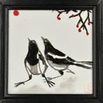 Love birds miniatuur, Antiek en Kunst, Ophalen of Verzenden