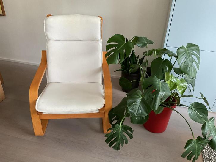 Vintage IKEA Stoel - Oude Kwaliteit!, Huis en Inrichting, Fauteuils, Gebruikt, Hout, Minder dan 50 cm, Minder dan 75 cm, Ophalen