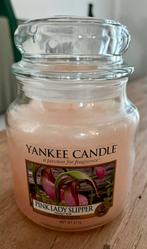 Nieuw medium Yankee Candle pink lady slipper / een oudje!, Nieuw, Ophalen of Verzenden