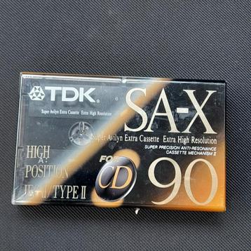 TDK SA-X 90 cassettebandje onbespeeld in seal beschikbaar voor biedingen