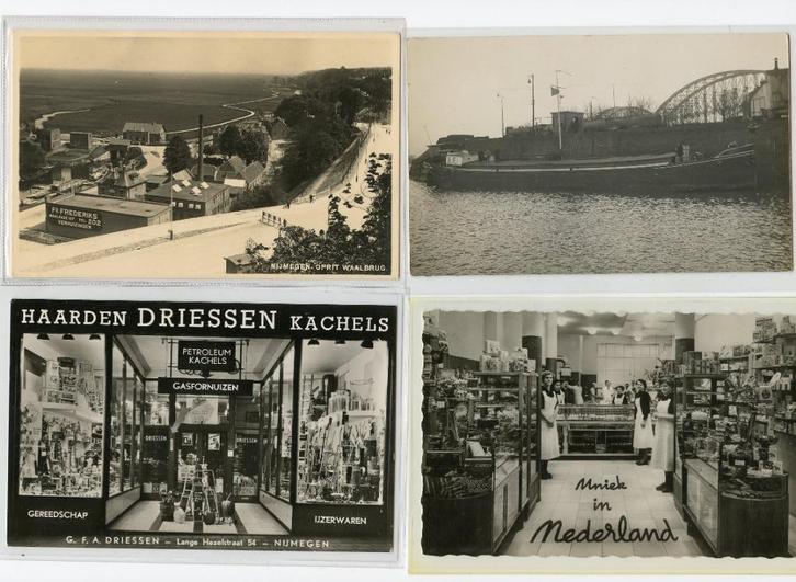 Prachtige Verzameling 290 Fotokaarten Nijmegen, Verzamelen, Ansichtkaarten | Nederland, Gelopen, Gelderland, 1920 tot 1940, Verzenden