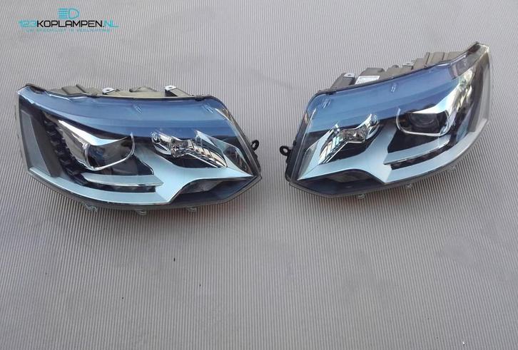 Volkswagen Transporter T5 facelift Xenon LED koplampen kopla, Auto-onderdelen, Verlichting, Volkswagen, Gebruikt, Herkomst onderdeel bekend