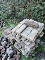Gratis af te halen: gebruikte gebakken waalstenen 3-4 m², Tuin en Terras, Ophalen, Overige materialen, Gebruikt, Klinkers