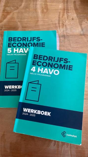 Vavo (Zwolle) boeken examenjaar bedrijfseconomie.  Havo 4-5 beschikbaar voor biedingen
