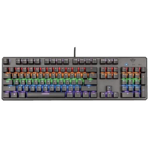 Trust GXT 865 Asta mechanisch gaming toetsenbord, Computers en Software, Toetsenborden, Zo goed als nieuw, Gaming toetsenbord