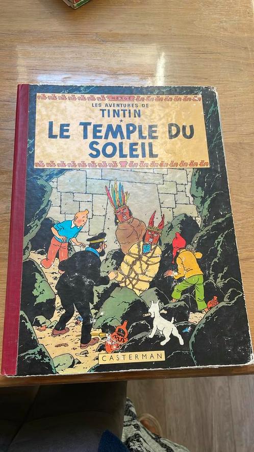 Le temple du soleil tintin, Boeken, Stripboeken, Gelezen, Eén stripboek, Ophalen