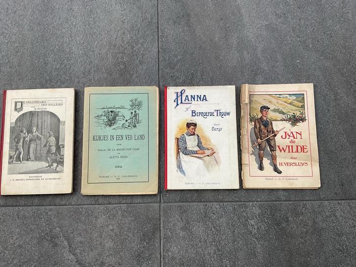 4 Kleine Boekjes, Begin 1900, Boeken, Literatuur, Gelezen, Nederland, Ophalen of Verzenden