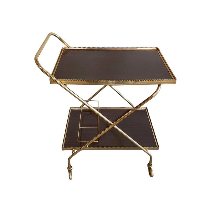 Vintage trolley, serveerwagen (1971), Huis en Inrichting, Woonaccessoires | Overige, Gebruikt, Ophalen