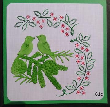 geborduurde kaarten kerst 3 beschikbaar voor biedingen