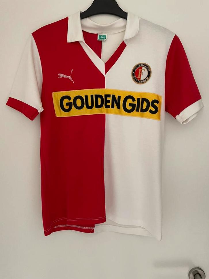 Feijenoord Gouden Gids shirt, Sport en Fitness, Voetbal, Zo goed als nieuw, Shirt, Verzenden