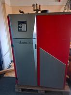 pelletketel Lindner 15kw, Doe-het-zelf en Verbouw, Ophalen, Gebruikt, Minder dan 30 cm, Cv-ketel of Combi-ketel