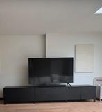 Zwart tv meubel, Ophalen, Gebruikt, 200 cm of meer, Minder dan 100 cm