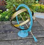 bronzen zonnewijzer / man met zonnewijzer / nieuw, Tuin en Terras, Huis en tuin decoratie Marie, Nieuw, Info@huisentuindecoratiemarie.nl