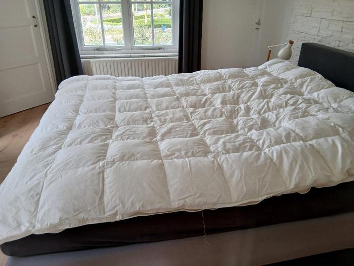 Donzen dekbed, Huis en Inrichting, Slaapkamer | Beddengoed, Zo goed als nieuw, Deken of Dekbed, Tweepersoons, Wit, Ophalen
