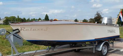 Speedboot met Honda BF45A - Klaar voor Avontuur!, Watersport en Boten, Motorboten en Motorjachten, Gebruikt, Hout, Tot 6 meter