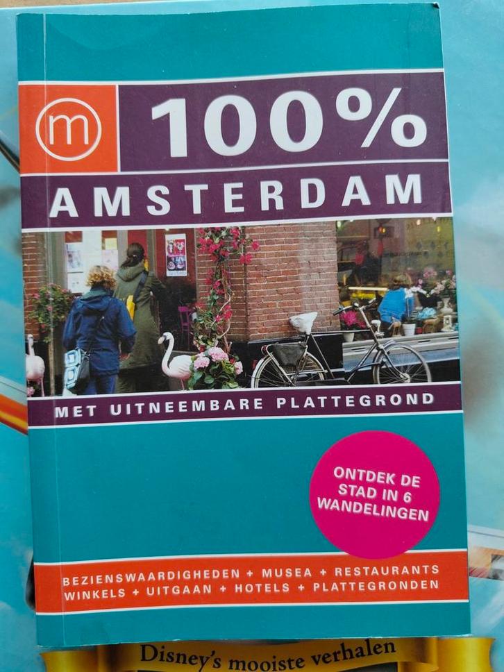 100% Amsterdam Reisgids, Boeken, Reisgidsen, Zo goed als nieuw, Reisgids of -boek, Europa, Overige merken, Budget, Ophalen of Verzenden