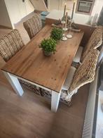 Brocante Eettafel/tafel, Huis en Inrichting, Tafels | Eettafels, Ophalen, Gebruikt, 200 cm of meer, 50 tot 100 cm