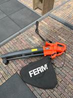 Ferm bladblazer en bladzuiger, Tuin en Terras, Bladblazers, Handgedragen, Ophalen of Verzenden, Met neuswiel, Elektrisch