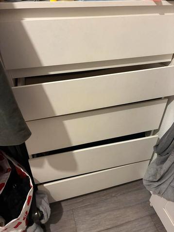 Ikea Kast Wit - 3 Lades Defect