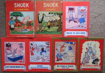 de Familie Snoek - 7 stripboeken beschikbaar voor biedingen
