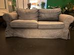 Grijze tweezitsbank, Huis en Inrichting, Banken | Bankstellen, Ophalen, Gebruikt, 150 tot 200 cm, Tweepersoons