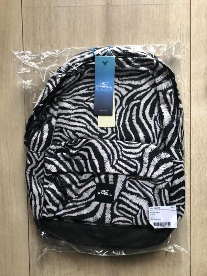 O'neill Rugzak Coastline Mini Backpack - Zebra, Sieraden, Tassen en Uiterlijk, Tassen | Schooltassen, Nieuw, Rugtas, Zwart, Ophalen of Verzenden