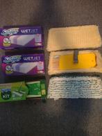 Swiffer schoonmaakset met doekjes en dweilen, Ophalen of Verzenden, Mop of Dweil
