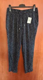 Zomer broek blauw/stip mt42, Ophalen, Blauw, Maat 42/44 (L), Nieuw